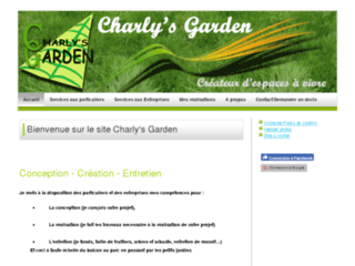Capture du site http://www.charlysgarden.fr/