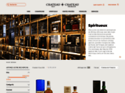 screenshot http://www.chateauspirit.com alcool spiritueux  whisky en ligne