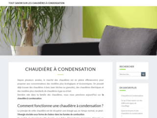 Capture du site http://www.chaudiere-a-condensation-guide.fr/