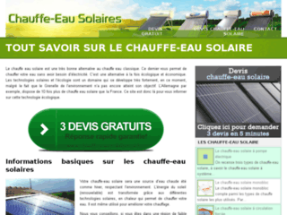 Capture du site http://www.chauffe-eau-solaires.net