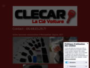 screenshot http://www.clecar.fr CLECAR