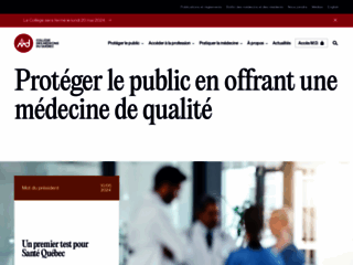 Image Collège des médecins du Québec (CMQ)
