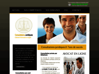 Capture du site http://www.consultations-juridiques.fr