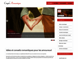 Capture du site http://www.couple-romantique.fr