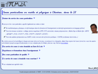 Capture du site http://www.cours-particuliers-maths28.com