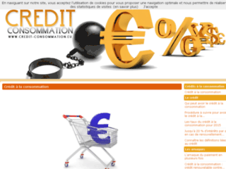 Capture du site http://www.credit-consommation.eu/
