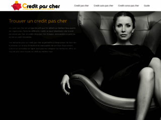 Capture du site http://www.credit-pas-cher.info