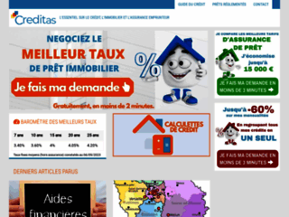 Capture du site http://www.creditas.fr