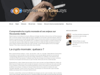 Détails : informations sur les crypto monnaies 