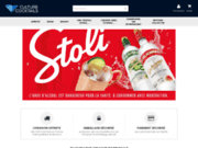 screenshot http://www.culturecocktails.com/ culture cocktails, vente de spiritueux premium
