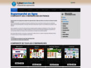 screenshot http://www.cybermarches.fr/ faire ses courses en ligne sur un cybermarché