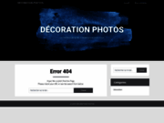 screenshot http://www.decoration-photos.fr/ Décoration-photos, impression de photo sur différents supports.