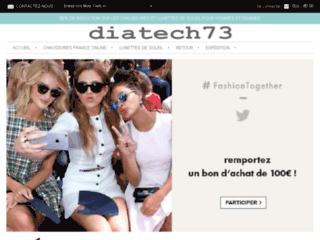 Capture du site http://www.diatech73.fr