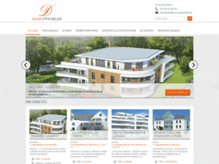 Capture du site http://www.diore-immobilier.fr