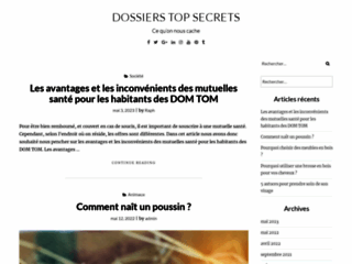 Détails : Dossiers top secrets