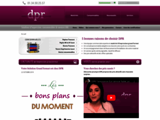 Capture du site http://www.dpr.fr