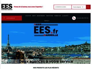 Capture du site http://www.ees.fr/