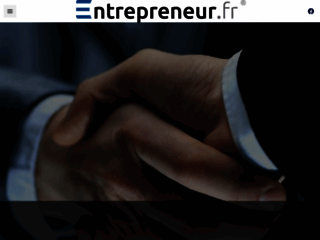 Capture du site http://www.entrepreneur.fr