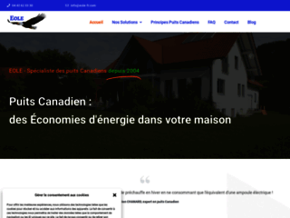 Capture du site http://www.eole-fr.com/