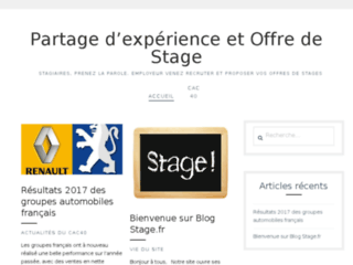 Capture du site http://www.exemple-rapport-de-stage.fr