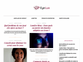 Capture du site http://www.eyelux.fr/