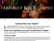 screenshot http://www.fabriquersoneliquide.fr Arômes Concentrés pour E Liquide DIY