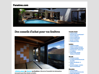 Capture du site http://www.fenetres.com