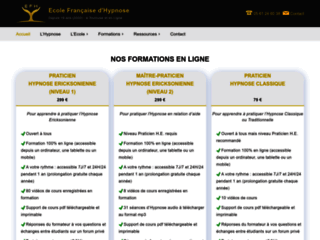 Capture du site http://www.formation-hypnose.fr