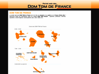 Capture du site http://www.france-dom-tom.fr