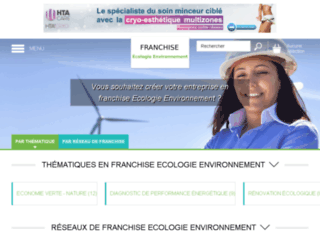 Capture du site http://www.franchise-ecologie-environnement.fr