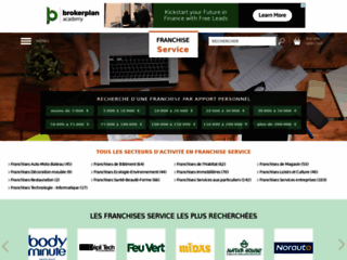 Capture du site http://www.franchise-service.fr