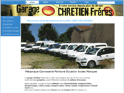 screenshot http://www.garage-chretien.fr/ garage chretien vente d'utilitaires et voitures d'occasion en meuse