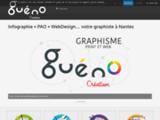 screenshot http://www.gueno.fr votre communication graphique personnalisée