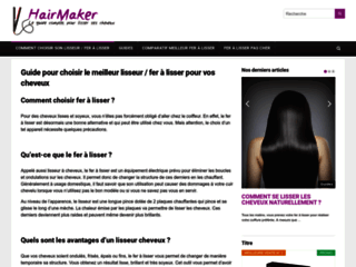 Capture du site http://www.hairmaker.fr
