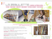 screenshot http://www.hamac-bebe-zebulette.com la zébulette: création de hamac bébé