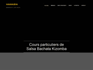 Capture du site http://www.havanueva-danse.fr