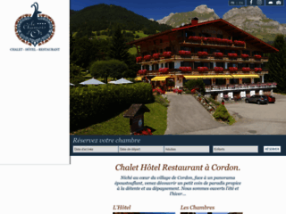 Capture du site http://www.hotel-chamoisdor.com