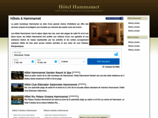 Capture du site http://www.hotel-hammamet.info
