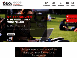 Capture du site http://www.idelca.fr