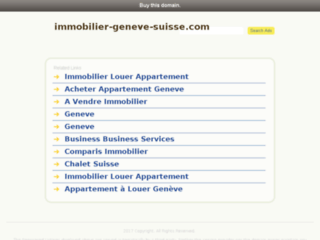 Capture du site http://www.immobilier-geneve-suisse.com