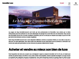 IMMOBILIER LUXE
