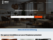screenshot http://www.impact-immobilier.fr acheter vendre maison appartement à wattignies