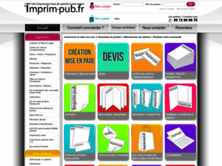 Capture du site http://www.imprim-pub.fr