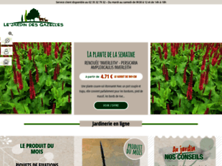 Capture du site http://www.jardindesgazelles.fr