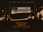 screenshot http://www.jazz-manouche.clementreboul.com Groupe de jazz manouche pour mariage et événements