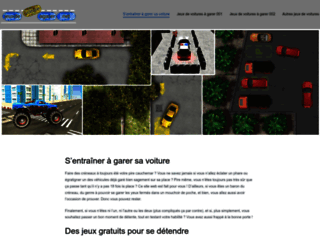 Capture du site http://www.jeuxdevoitureagarer.net