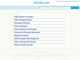 Capture du site http://www.job-clic.com/
