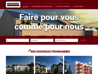 Capture du site http://www.kermarrec-promotion.fr