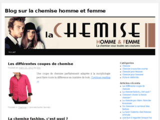 Capture du site http://www.la-chemise.eu/