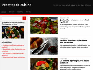 Capture du site http://www.la-cuisine-des-delices.eu